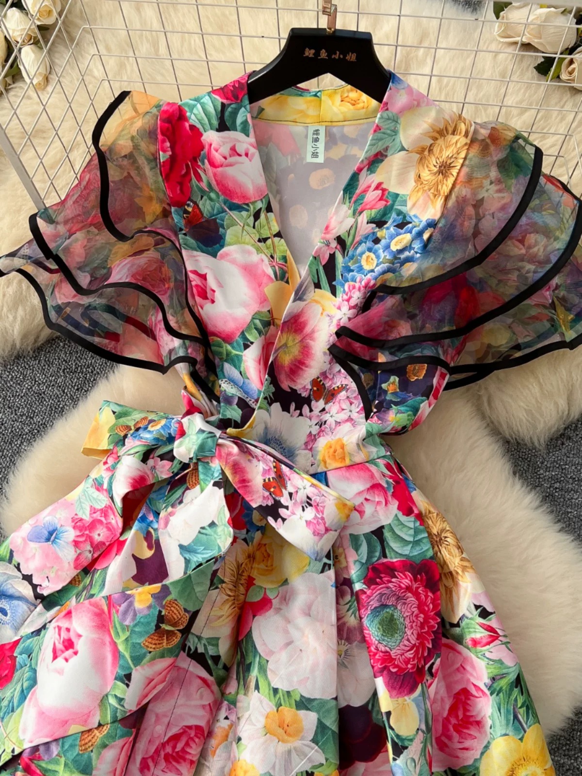 Send me flowers floral dress ED208 images